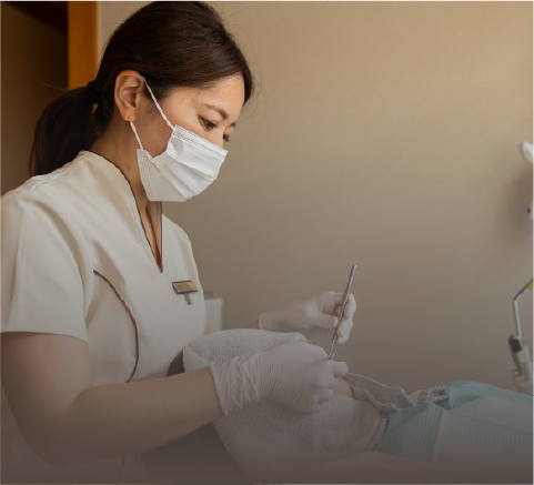 メンテナンスする様子