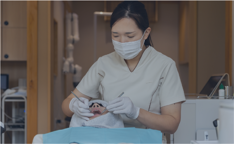 メンテナンスする様子